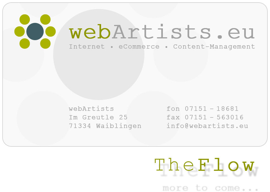 webartists.eu - Internetdienstleistungen | eCommerce | Webshops - SEO - CMS